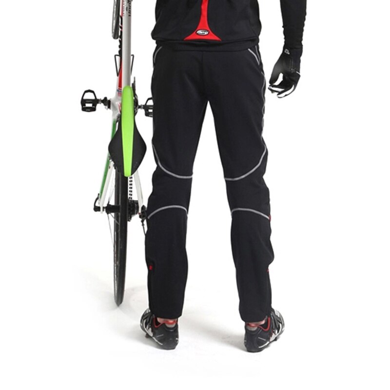 NENK kolarstwo rowerowe spodnie rowerowe męskie termiczne polarowe spodnie rowerowe sprzęt wiatroszczelne spodnie sportowe zimowe jesienne spodnie