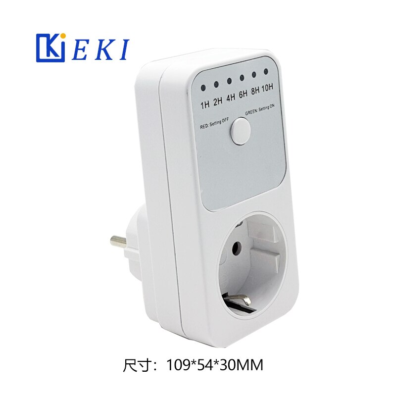 Mini LED 230V 16A 1h-10h Countdown Timer Switch Socket Outlet Plug-in Time Control for Kitchen Electric Appliance EU Plug