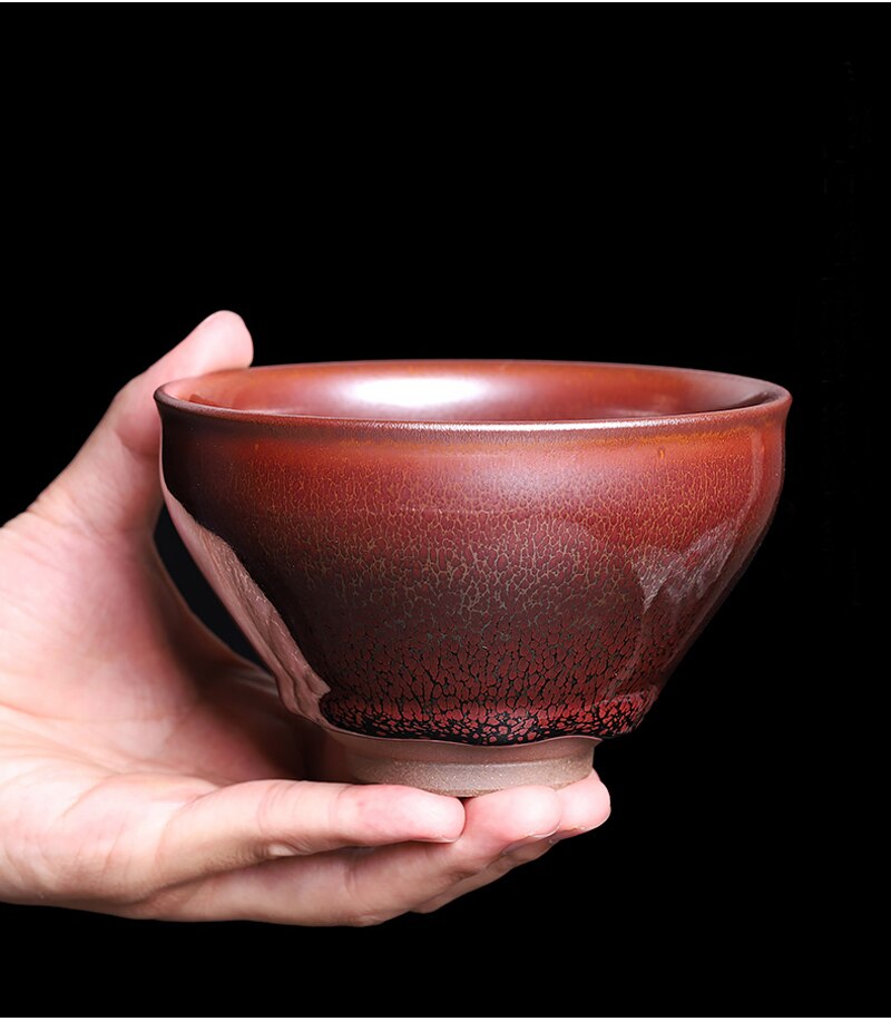 JZ071 Chinese Song Dynasty Style Jian Ware Bowl for Tea Porcelain Japanese Style Large Matcha Tea Bowl Coffee Wine Cup/JIANZHAN