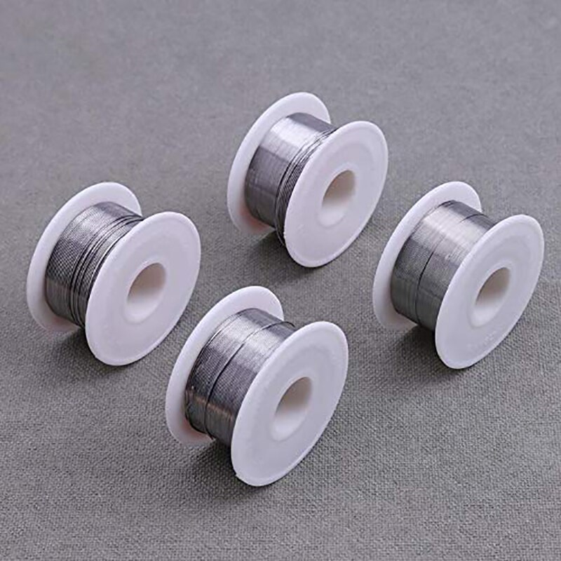 4 stk tin bly tin tråd smelte kolofonium kerne lodde loddetråd rulle 0.3mm 0.4mm 0.5mm 0.6mm 2%  flux spole svejselinje