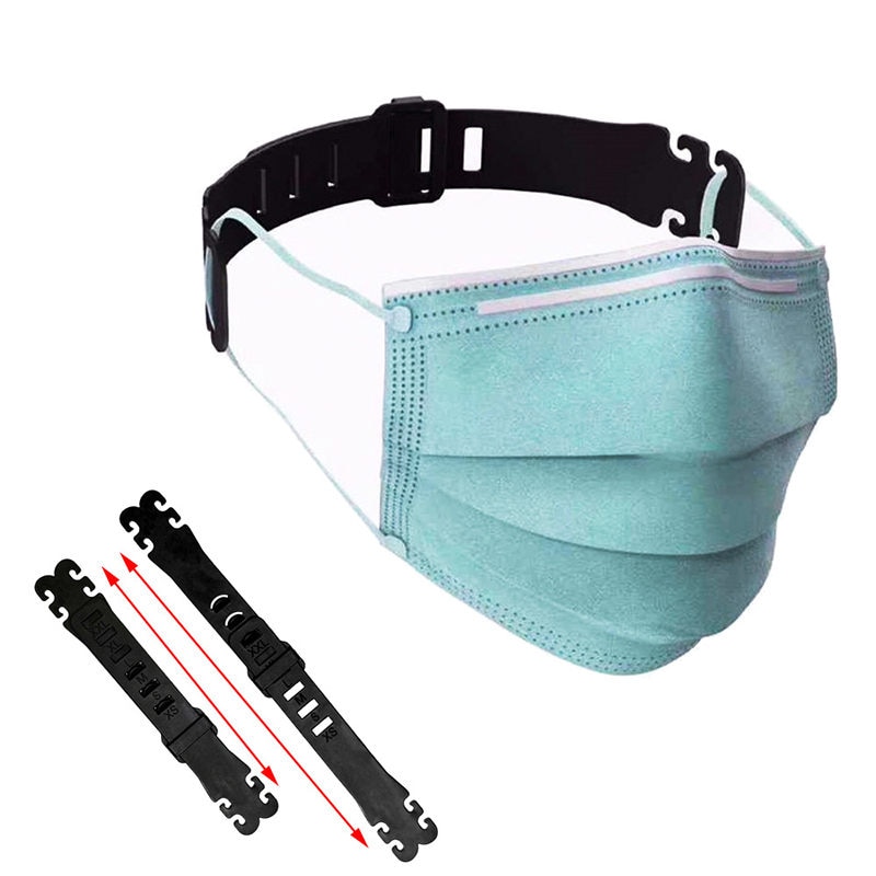 4pc justerbar mask förlängning bandage mask krok öron rep unisex mask förlängningsbälte lindrar öron smärta förebyggande mask lanyard  u3