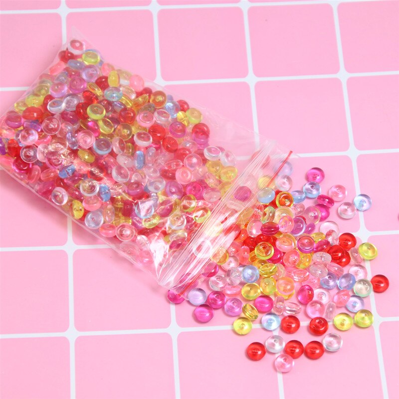 Colorful Addition Fishbowl Beads For Slime Balls Charms Supplies Slimes Accessories Craft Putty Diy Filler Toys For Children