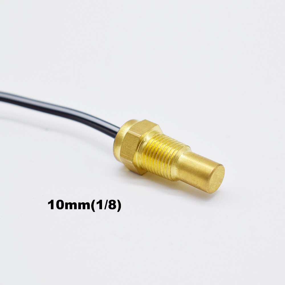 Universal 12V/24V Car Auto Truck Digital Water Temperature Sensor Sender 50K Head Plug 10MM 12MM 14MM 16MM Temp ElectricGauge: 10mm