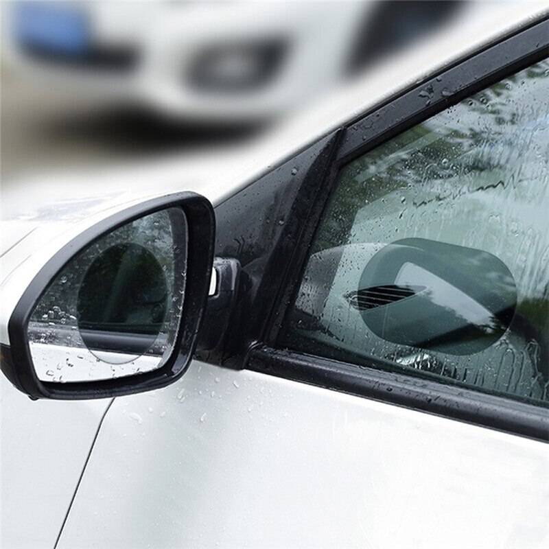 2 stykker bil regntæt anti tåge film beskyttende bakspejl klar folie auto anti tåge vinduesfilm