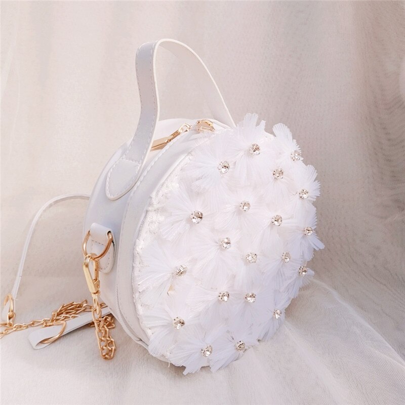 Summer handbags niche fairies fairy flowers one-shoulder portable messenger bag chain bag