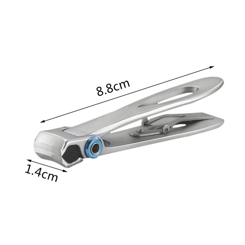 Large Size Nail Clippers Double Arc Nail Toe Beauty Manicure Stainless Steel Nail Toe Cutters Black Silver Color