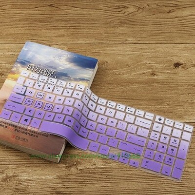 Laptop Keyboard Cover skin For HP Omen 15 15-dh0201ng 15-dh0135tx 15-dh0111tx 15-dh0006tx dh0007tx dh0008TX dh0009tx 15-DH: Gradualpurple