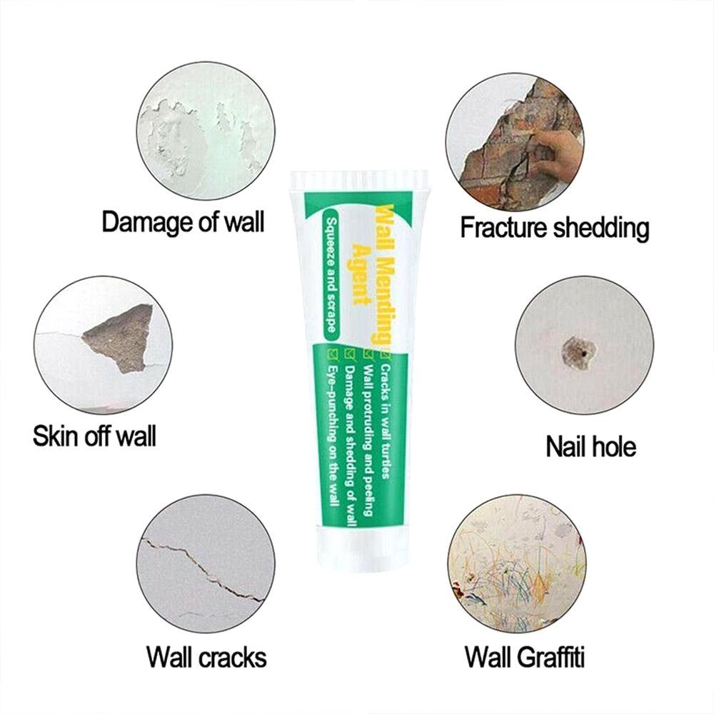 Wall Repair Plaster White Decoration Building Environmental Valid Wall Refinishing Paint Practical Quick Drying Family