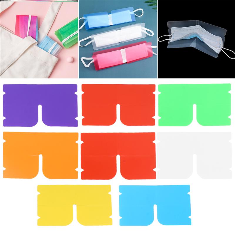 14 stuks masker opberghouders, handige opvouwbare masker opbergclips, opvouwbare masker houders, masker clips, masker