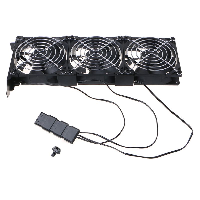 Universele Desktop Computer Vga Cooler Partner Ultrastille Chassis Pci Coolingfan: 3