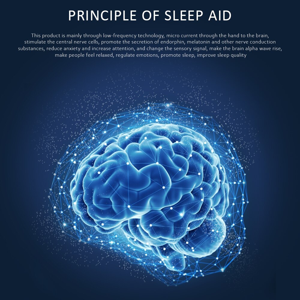 Sleep Aid Instrument for Insomnia Sleep Holding Pressure Relief Fast Sleep Device Hypnosis Instrument Body Relax Health Care