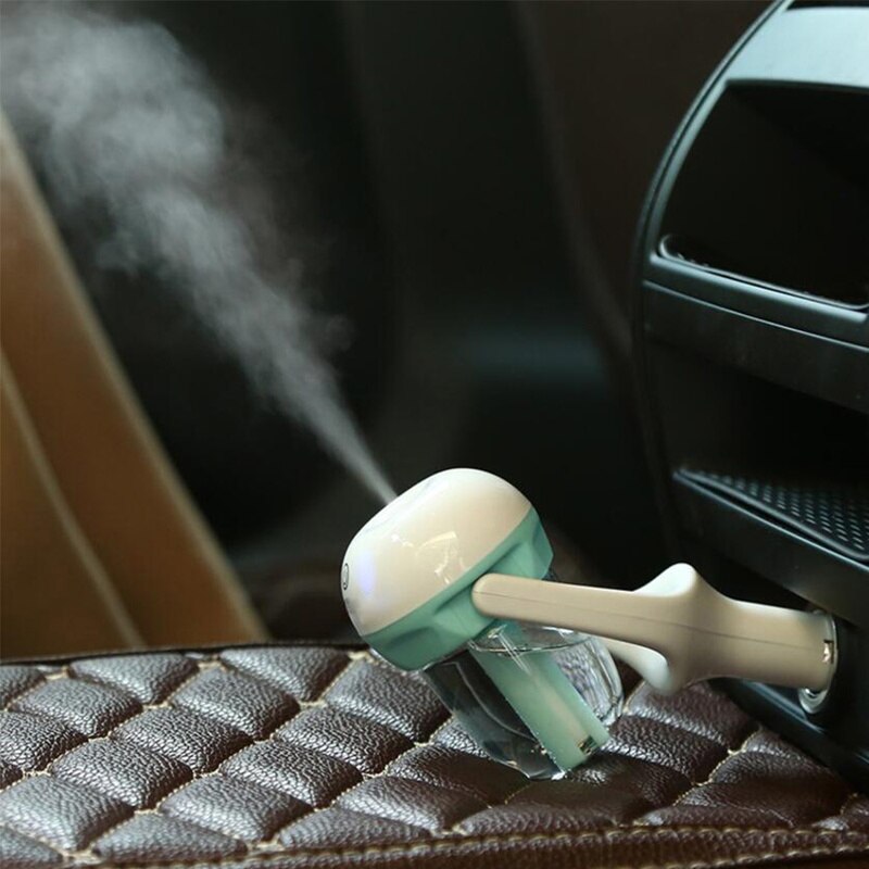 Car Steam Air Humidifier Aroma Diffuser Mini Ultrasonic Air Purifier Aromatherapy Essential Oil Diffuser Mist Purifier Fogger