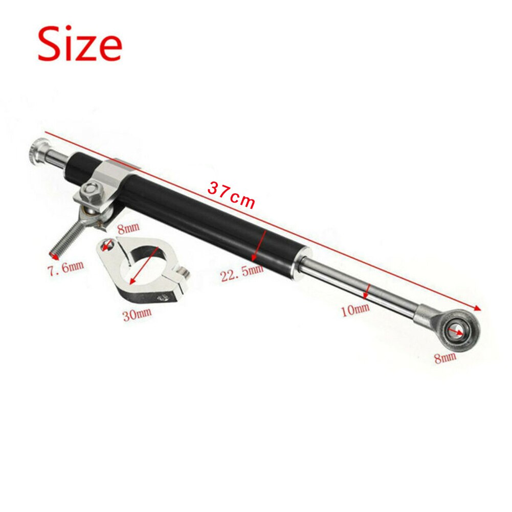Motorrad Lenkung Dämpfer Lenkung Dämpfer Stabilisator Einstellen Teil 370mm