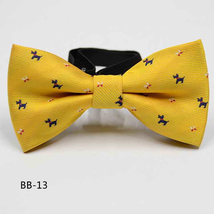 Corbata de lazo clásica a rayas Pliad mariposa para niños accesorio de escolar niños niñas pajarita para el cuello pajarita de poliéster