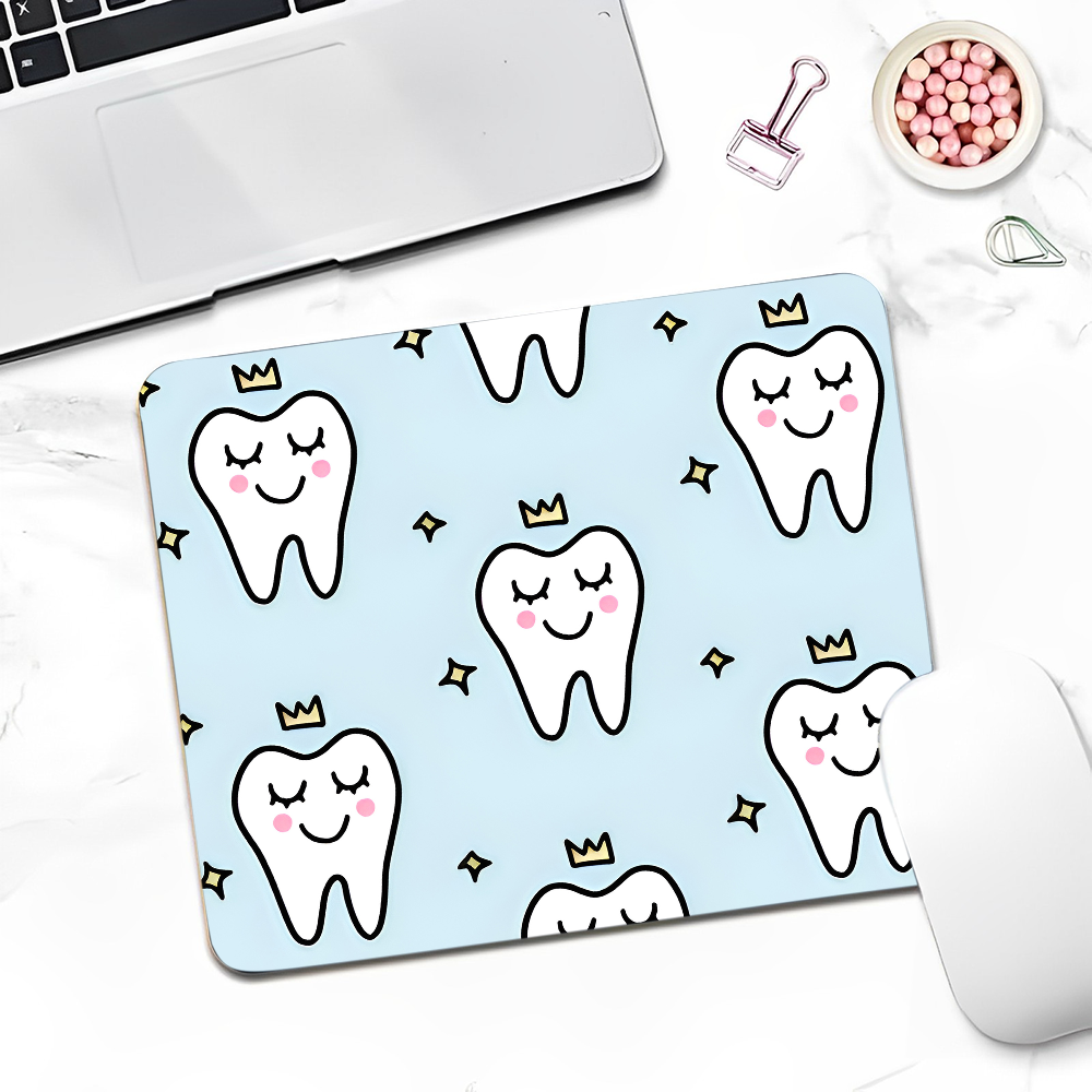 The Dentist Tooth DIY Desktop Desk Mat Kawaii Gaming Accessories Students Writing Pad Writing Desk Mats: 40x120cm / PURPLE