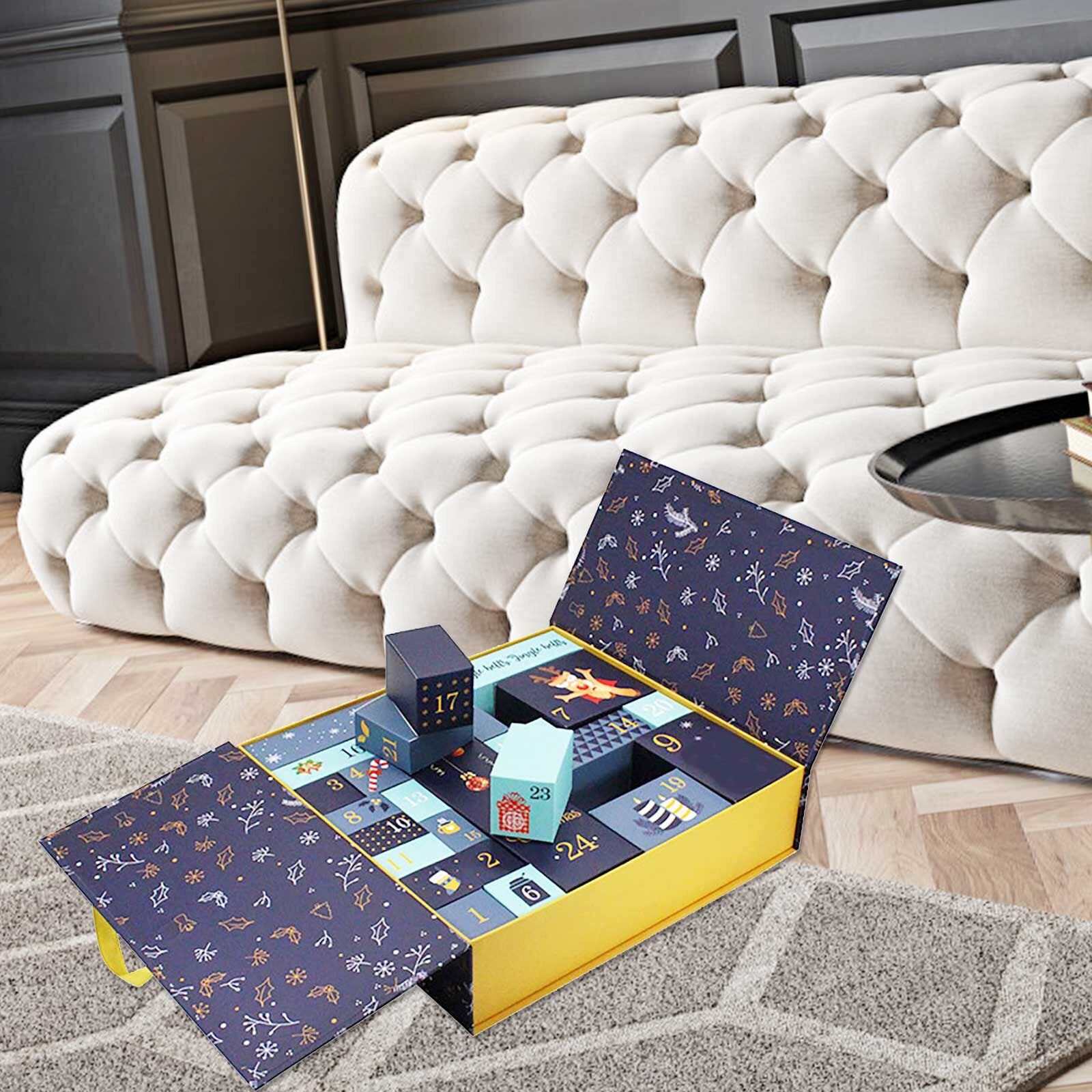 DIY Advent Calendar Paper Advent Calendar Box Christmas Countdown 24 Drawers Cabinet Calendrier De L Avent Children