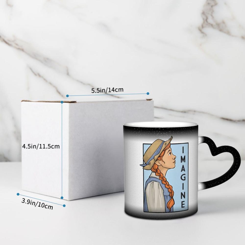 Anne Shirley Huis Tuin Wegwerp Voedsel Thermos Tumbler Cup Koffie K Mokken Glas Cups Tazas Set Copo Termico Groene Berg K