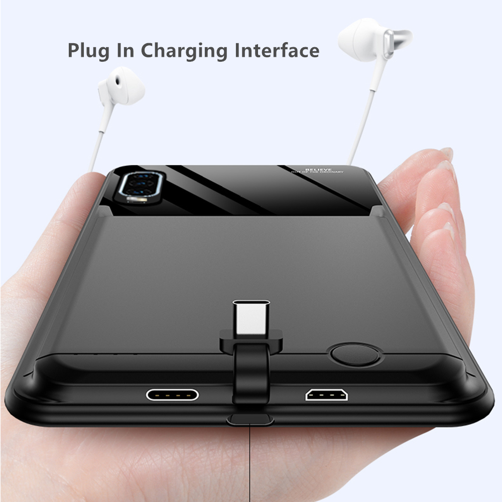 10000 Mah Batterie Externe Pour Oppo R17 R17 Pro Reno Z Reno 2 3 4 Pro Ace Trouver X2 ACE 2 A92S A7 A8 A9 A9X R15X K1 Boîtier DE Chargeur De BATTERIE