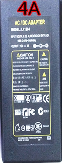 Ac Dc Adapter 5.5*2.5Mm Jack 12 Volt Voeding Adapter 110 220V Naar 12 V 1A 2A 3A 4A 5A 6A 8A Power Adapter Betere: EU PLUG / 12V 4A  48W