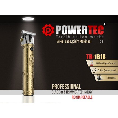 Powertec TR-1818 T-Blade Ense Tekening De Baard Scheren Machine