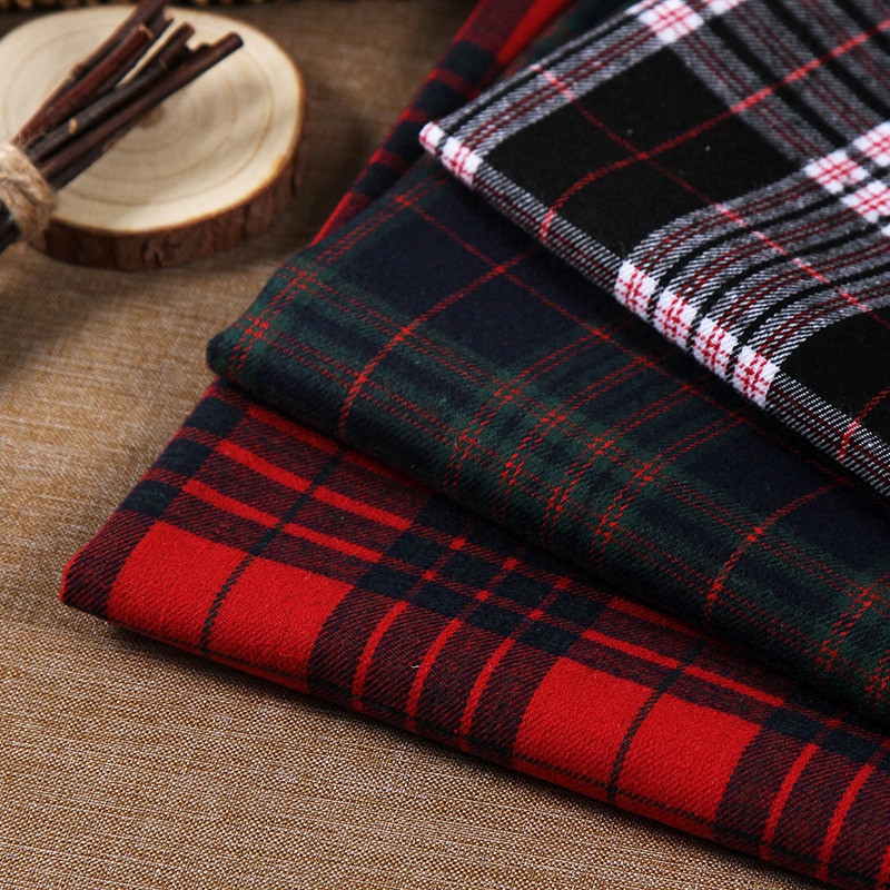 Polyester katoenen ruitstof keperstof bedrukte stof kleding jurk doe-het-zelf shirts broeken rokken handgemaakte quilt patchworkstof