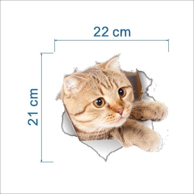 Calcomanía para refrigerador de pingüino calcomanías de nevera cocina vinilo pegatinas de pared papeles pintados para el refrigerador cocina baño Decoración: Cat2