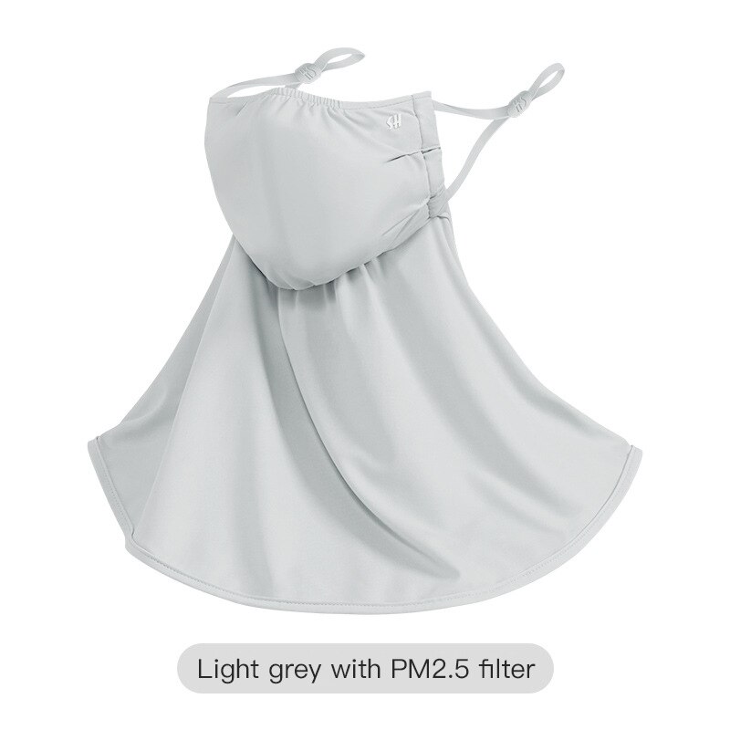 Máscara de montar protector solar de verano máscara de conducción al aire libre protección solar máscara protectora femenina fina transpirable Anti-ultravioleta cuello: 03