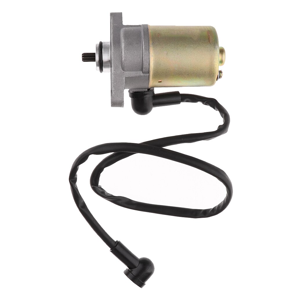 10 Tanden Elektrische Starter Motor Vervanging Voor GY6 2-Takt 49cc 50cc Motor Chinese Atv Scooter Bromfiets