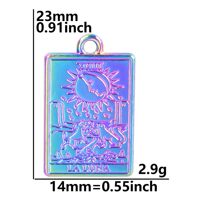 10pcs/lot Gold Plated Tarot Accessories DIY Bulk Alloy Pendant Charm for Jewelry Making Necklace Earrings DIY Material: Antique Silver Plated