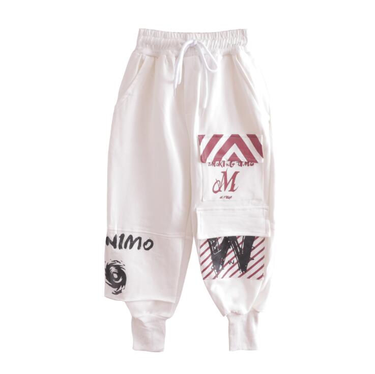 freundlicher verlieren Jazz tanzen Party tragen Kostümich Mädchen Hüfte-hüpfen Tanzen kleidung Jungen Moderne tanzen Bühne wettbewerb Outfits Kleidung: Weiß / 180