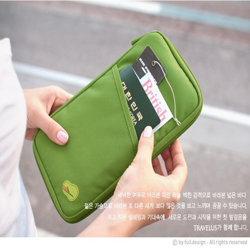 1Pc Women Men Passport Cover Travel Credit ID Card Holder Wallet Purse Storage Document Bag Passport Case Organizer