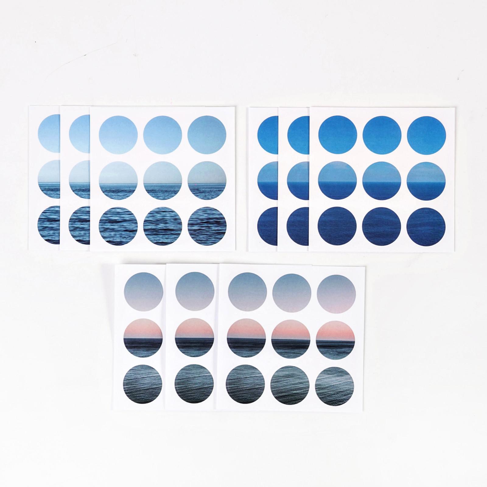 81 Pcs/pack Morandi Series Circle Dot Diy Writable... – Grandado