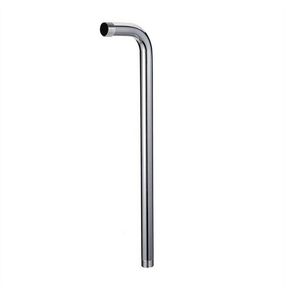 30cm Stainless Steel Wall Mounted Shower Head Extension Arm Rain Shower Head Install Easy Bathroom Accessories