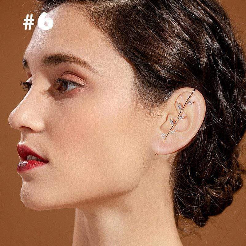 Ear Wrap Crawler Hook Earrings Punk Wrap-around Track Hook Earrings 1Pcs