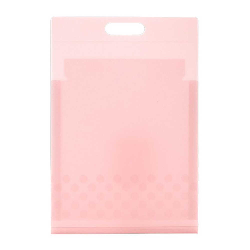 File Folder Bill Home Study Document Organizer Paper Pouch 6 Pockets Multi-layer Accordion A4 Size Business School Office: Pink