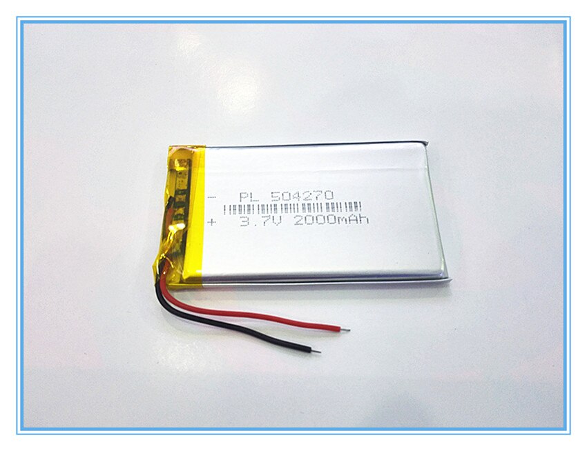 3.7 V lithium polymer battery 2000 mah interphone 504270 GPS vehicle traveling data recorder