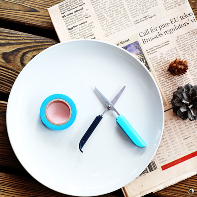 Mini Hidden Pen Scissors Portable Safe Scissors With Cover Paper Cutting DIY Kids Art DIY Tool School Stationery