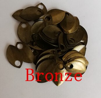 Fish Scales pieces jewelry accessories Dragon Scale pieces DIY Metal Findings & Components: Bronze / 1000pcs