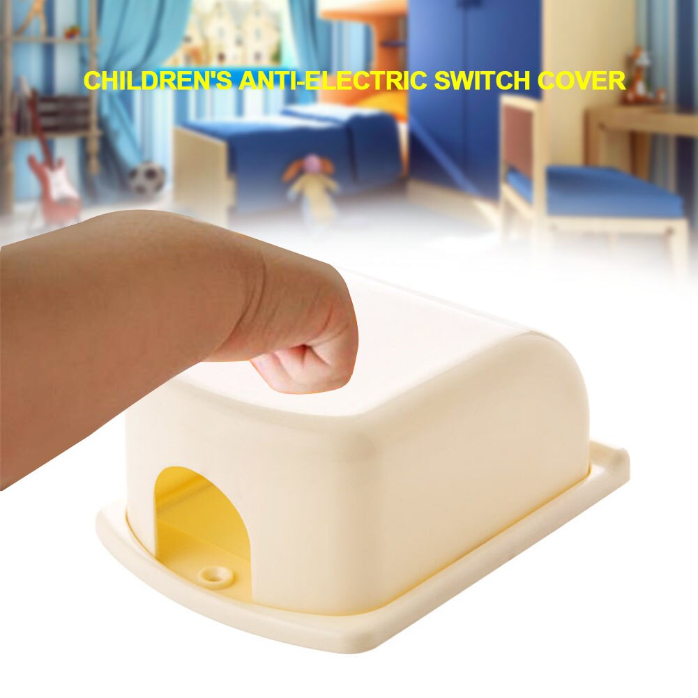 Enkele Plug Draagbare Baby Kinderen Afdekplaatje Effen Protector Veiligheid Kid Elektrische Apparatuur Bescherming Anti-Elektrische Schok