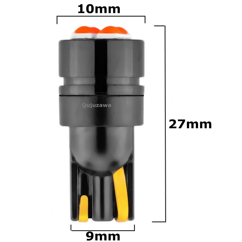 2Pcs T10 W5W WY5W Super Heldere 3535 Led Lamp Auto Parking Light Auto Wedge Tail Side Bulb interieur Reading Dome Lamp