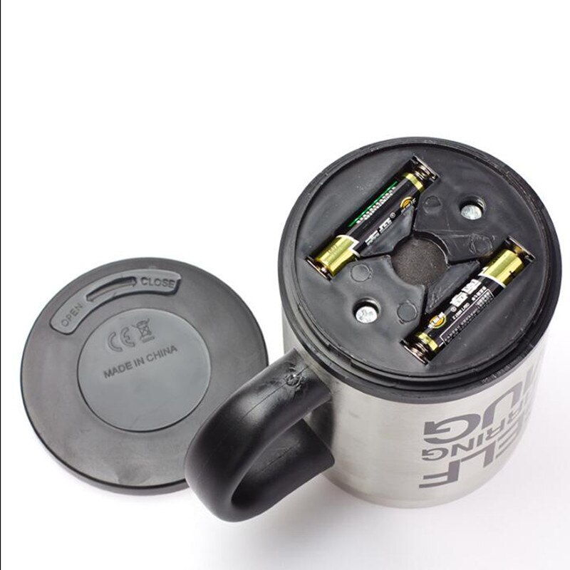 400ml automatische zelfroerende mok koffiemelkmengbeker roestvrijstalen thermische beker elektrische luie dubbel geïsoleerde slimme beker