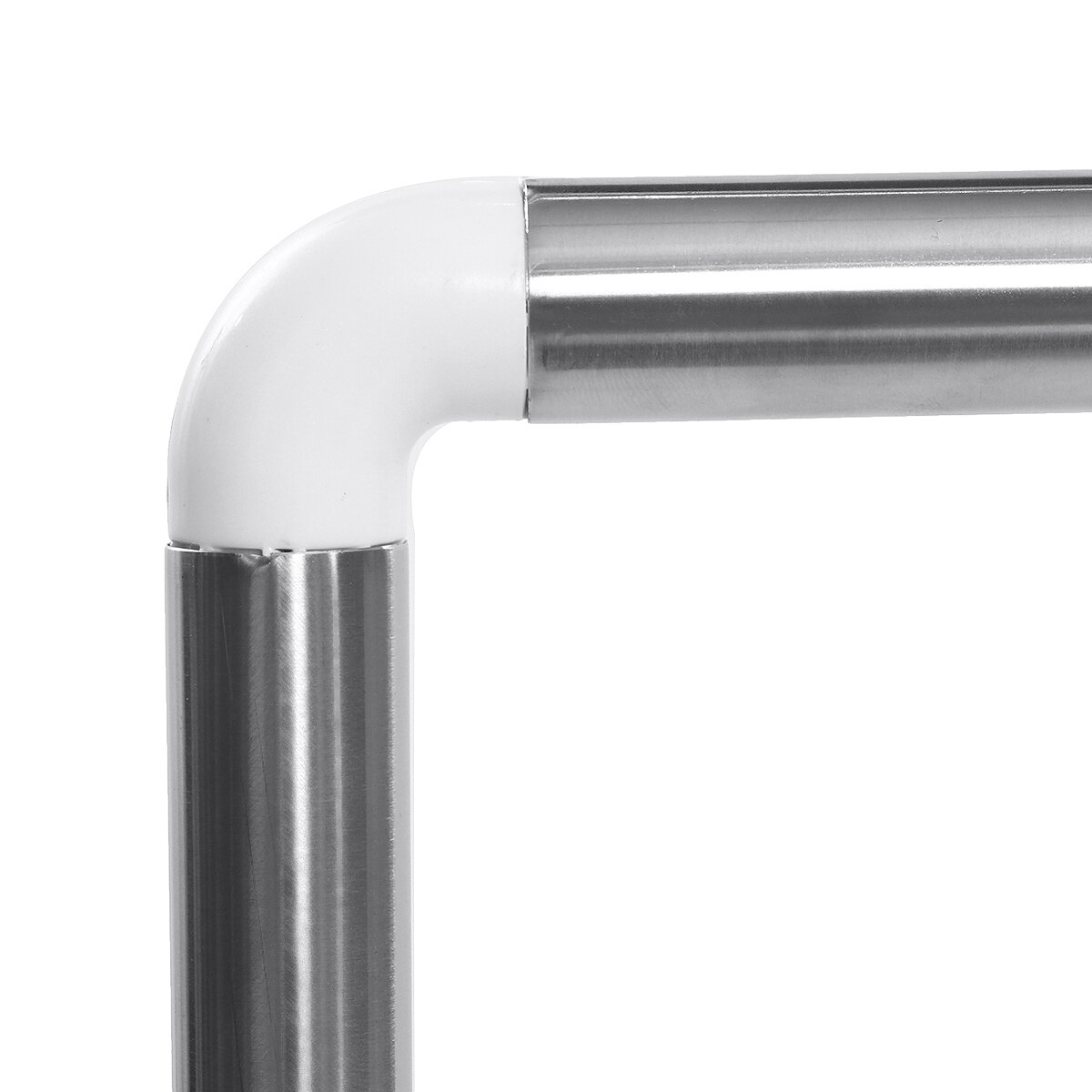 90*90*90cm U Shape Bathroom Shower Curtain Rods Stainless Steel/Aluminum Alloy Adjustable Bathroom Curtain Pole Bar Rail Rod