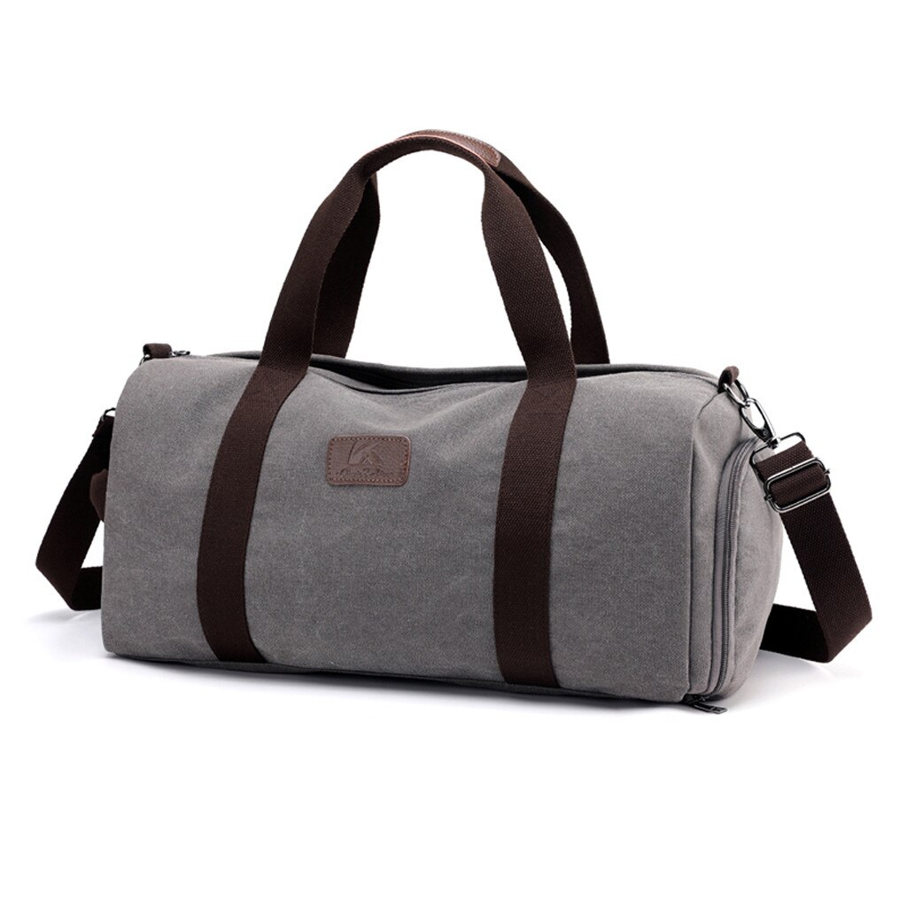 Aelicy sacos de desporto de viagem dos homens luz bagagem negócios lona bolsa feminina ao ar livre duffel fim de semana crossbody bolsa ombro pacote: GY