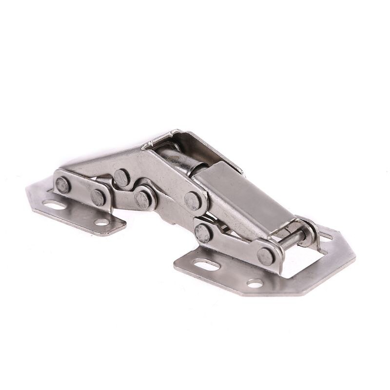 KAK 90 stopni zawiasy szafek 3 Cal bez otwór wiertniczy łagodne zamykanie zawias sprężynowy drzwi szafki sprzęt meblowy za pomocą śpocierać