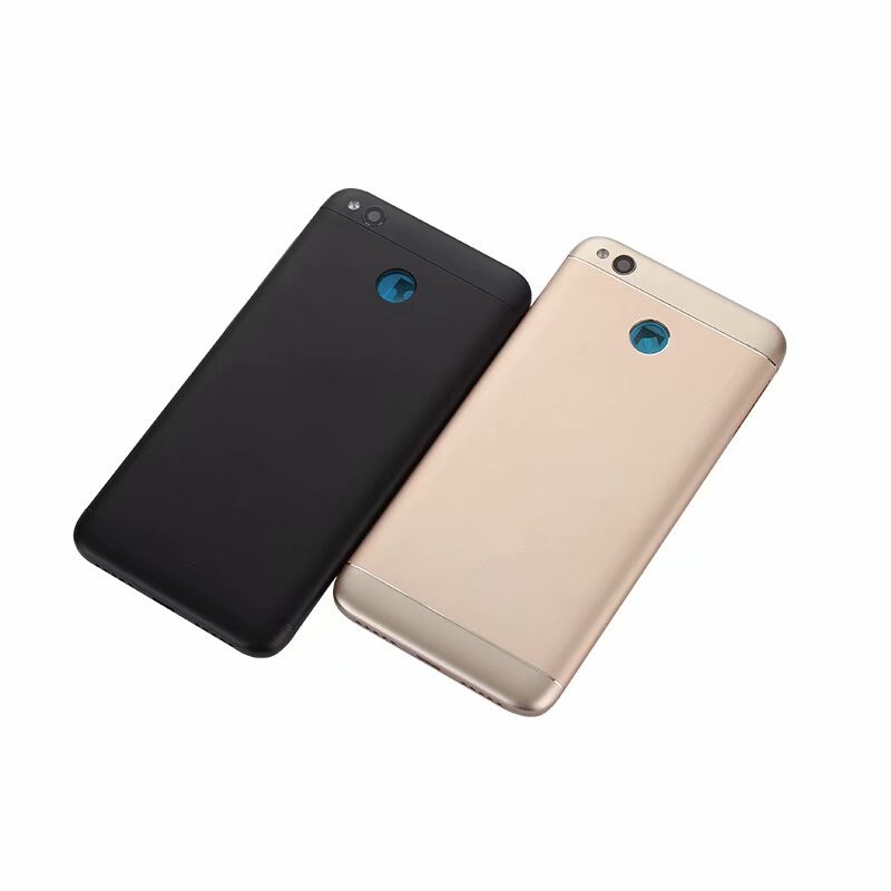 Redmi4x original habitação para xiaomi redmi 4x bateria de metal capa reparo substituir voltar porta traseira caso + botões logotipo lente da câmera