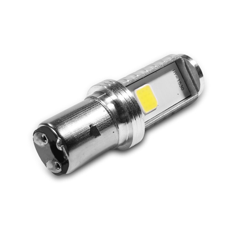 HYZHAUTO 1Pcs H6 BA20D LED Motorcycle Headlight High Power COB Bulb For LED Motor bike Scooter Headlamp Hi/Lo Beam 12W 1000LM