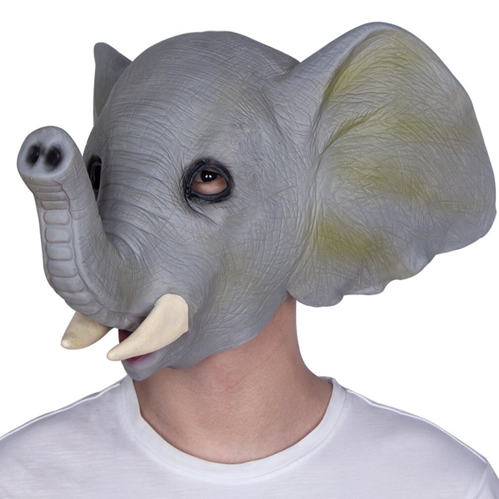 reticolo di Gomma Elefante Celebrazioni Maschera di Carnevale Del Partito Del Vestito Operato costume di reticolo Del Partito Maschera Animale Bambini Del Partito di Halloween Maschera