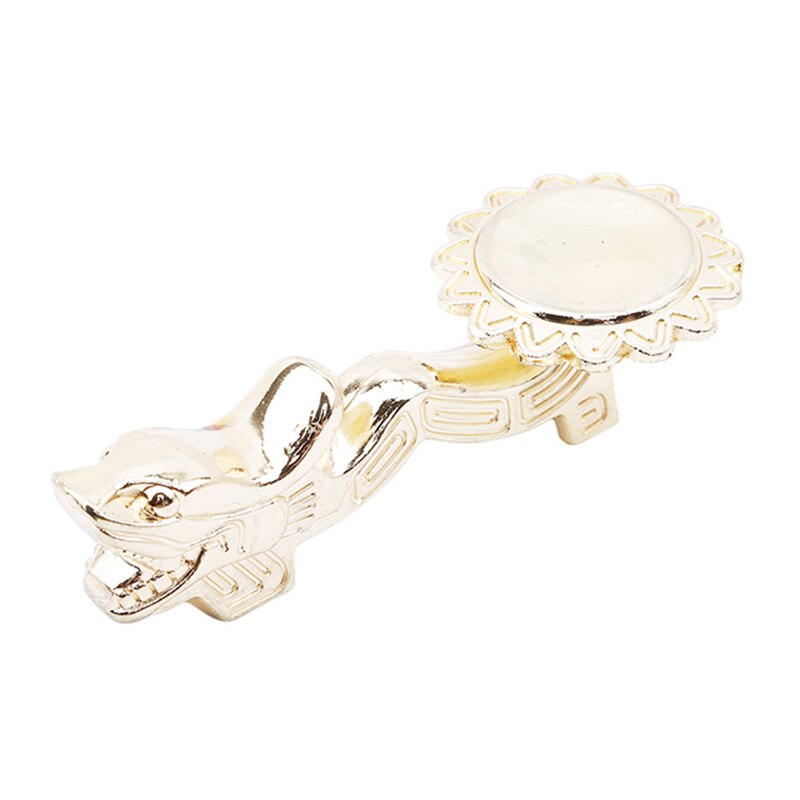 Metal Dragon Vorm Eetstokjes Houder Chinese Traditionele Goud Eetstokjes Rack Frame Rest Stand Craft Tafel Decoratie