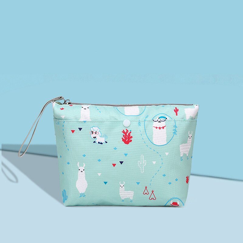 Baby Windel Tasche Neugeborenen Windel Tasche Pflege Organizer Tragbare Wasserdichte murmeln Kleinkind Tasche Lagerung Korb Bosmetic Tasche: 1