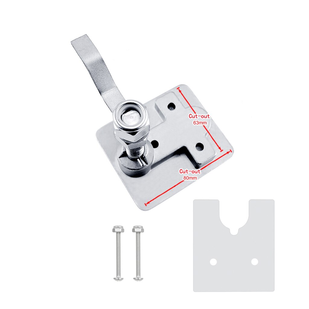 Loquet de pont de trappe de bateau en acier inoxydable 316, accessoires de Marine, poignée de levage à verrouillage rotatif, loquet à came de montage affleurant